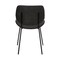 Armen Living Quest Charcoal Modern Dining Accent Chair LCQUSIBLCH - alternate 4